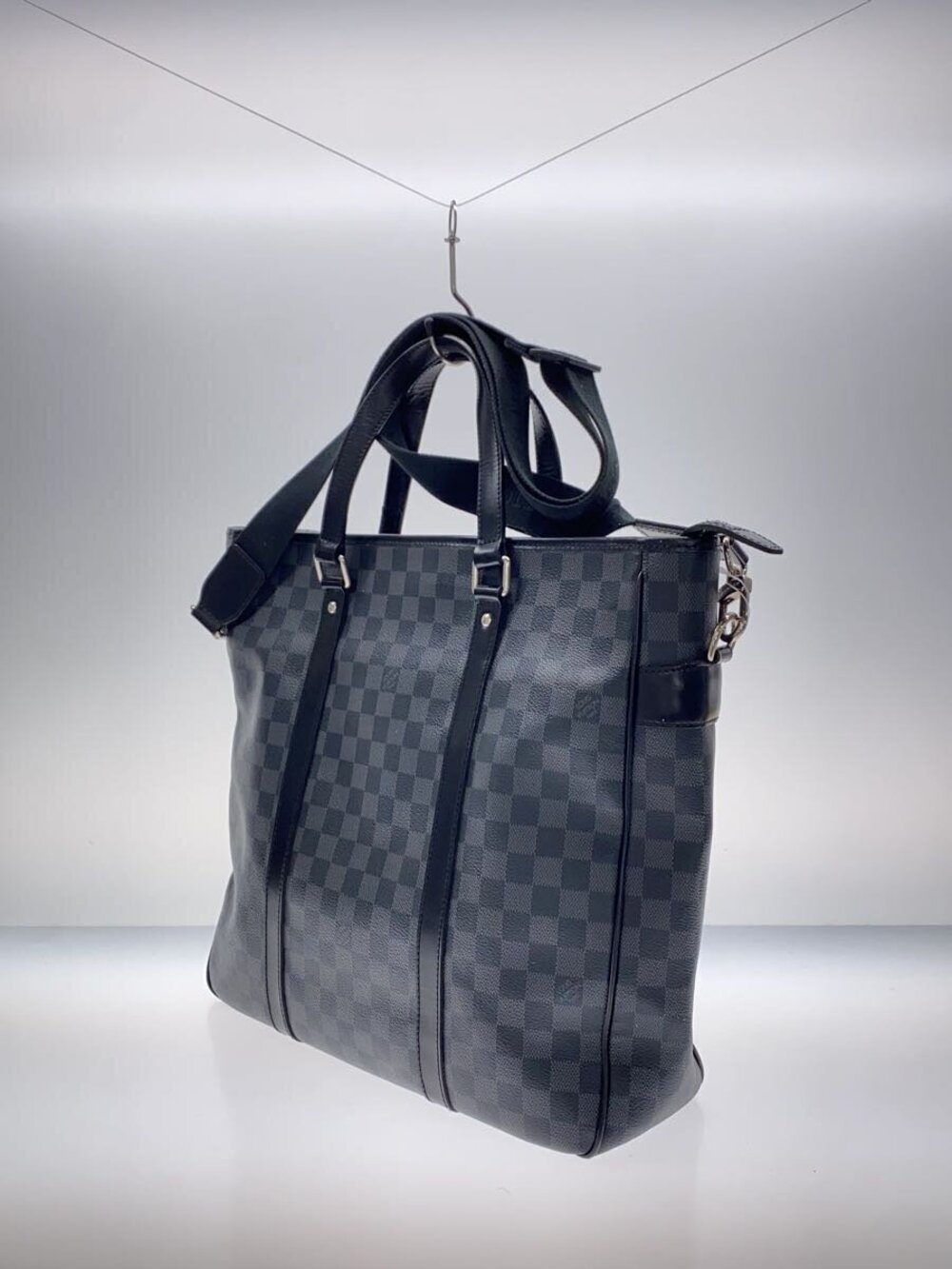 Louis Vuitton Black Tadao Graphite Damier Black